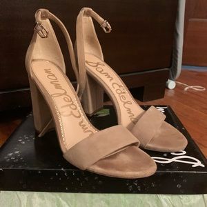 Sam Edelman Yaro Heels - Nude Suede